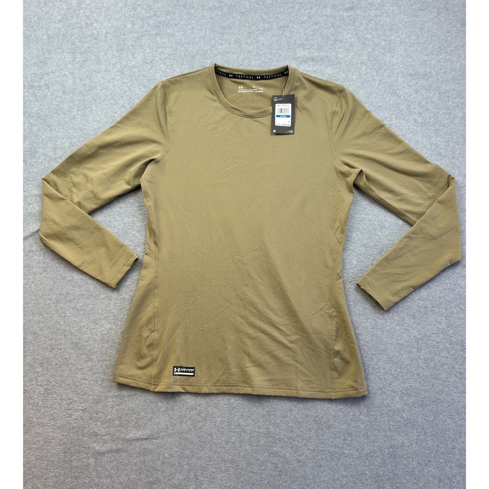 Under Armour Tactical ColdGear Fitted Long Sleeve Shirt Olive Green 1316922 XL